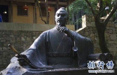 中国历史上十大名将排行榜