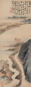 石涛百幅山水画作欣赏:新颖洒脱、随心所欲