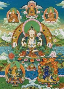 ​藏传佛教著名的守护神-四臂观音
