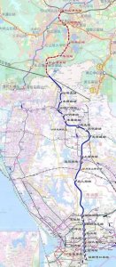 ​深圳地铁13号线线路图及走向