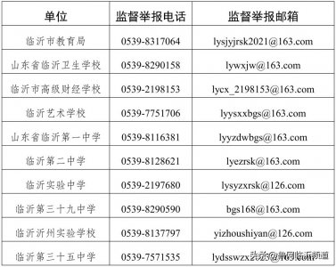 ​临沂市教育局网站发布通告