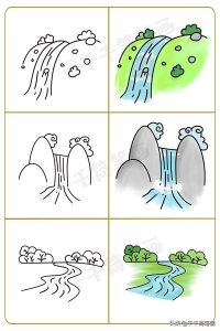 ​爱画画的人都要收藏一组风景小画，简单又有意境
