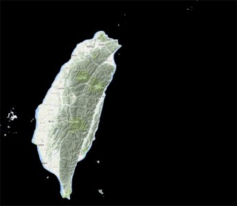 ​台湾省11县高清晰都地形图