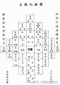 ​一张图带你看懂出五服、诛九族和祖宗十八代，下次别在搞不清了