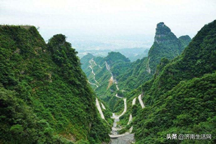 张家界天门山盘山公路，你怕不怕