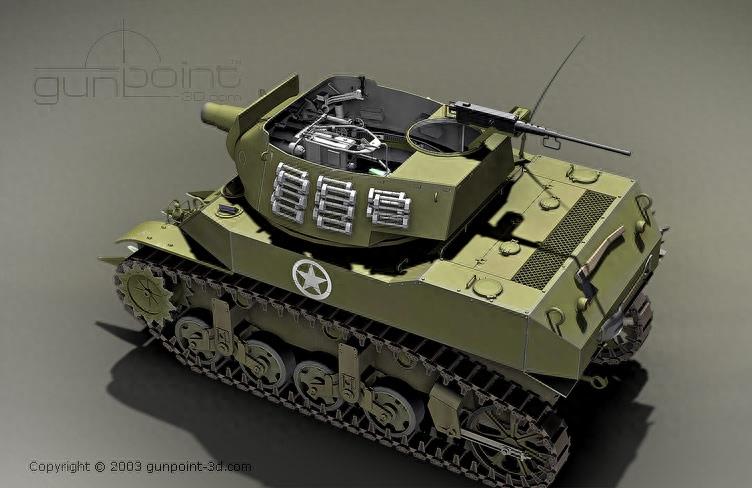 「转载」二战重兵器大全3D图（美国篇）