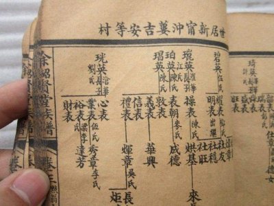 ​常见的四种家谱格式（完整的家谱需要丰富且真实的资料）