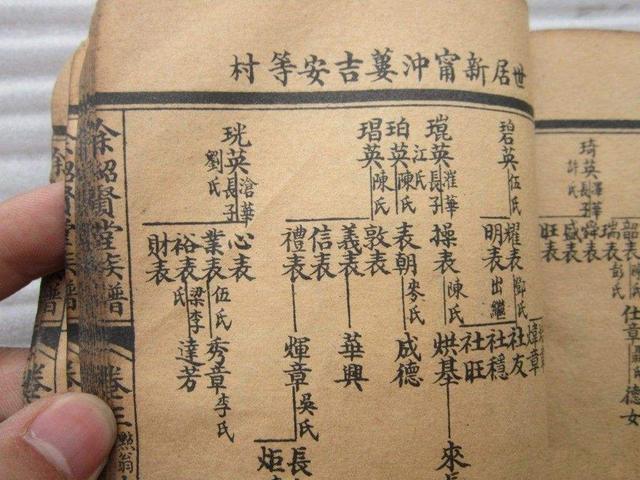 常见的四种家谱格式（完整的家谱需要丰富且真实的资料）(1)