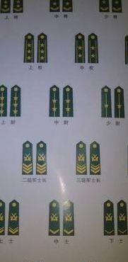 士兵军衔肩章（士兵军衔肩章图片大全）