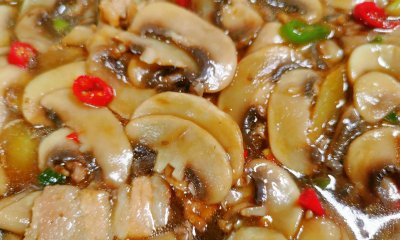 这才是口蘑的最佳吃法,低脂高蛋白,特别鲜美