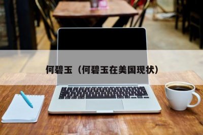 ​何碧玉（何碧玉在美国现状）