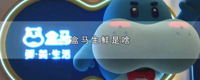 ​盒马生鲜是啥