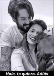 ​是真的在虐狗，萨拉晒与伊斯科亲密拥抱照：你好，我爱你