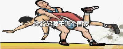 ​摔跤的国家 摔跤是哪个地区的