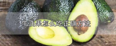 ​牛油果怎么吃正确方法窍门 牛油果的食用方法怎么吃