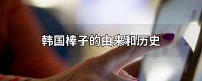 韩国棒子的由来和历史