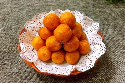 ​手把手教你在家炸红薯丸子，外酥里糯不回软，地道的农家做法