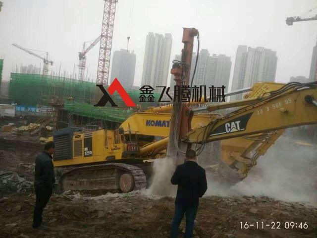 挖机改装钻机的缺点（挖改钻机安装简单）(2)