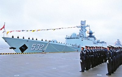 ​中国海军荆州舰：荆楚古韵奏响深蓝战歌