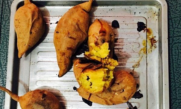 烤箱烤红薯上下火温度和时间