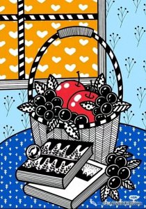 ​精选41张彩色创意线描装饰画儿童创意美术