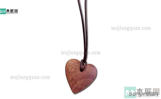 手工制作精美小挂坠（木工diy手工饰品制作教程）(26)
