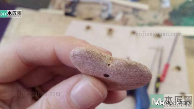 手工制作精美小挂坠（木工diy手工饰品制作教程）(18)