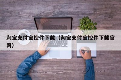 ​淘宝支付宝控件下载（淘宝支付宝控件下载官网）