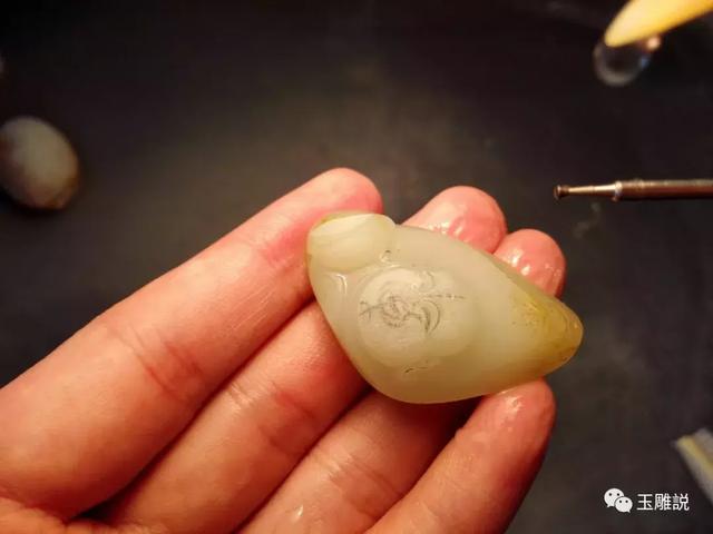 玉雕入门雕刻如意技法(跟我学玉雕为佛)(5)