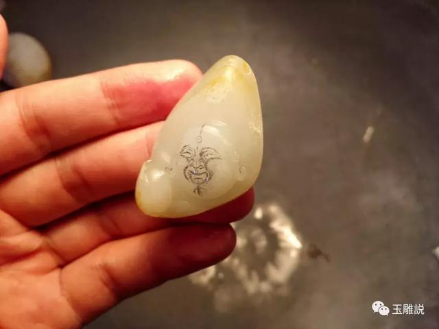 玉雕入门雕刻如意技法(跟我学玉雕为佛)(11)