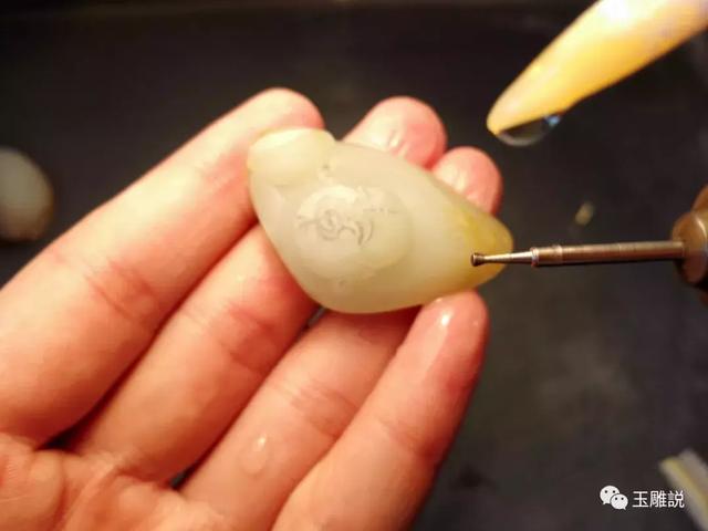 玉雕入门雕刻如意技法(跟我学玉雕为佛)(4)