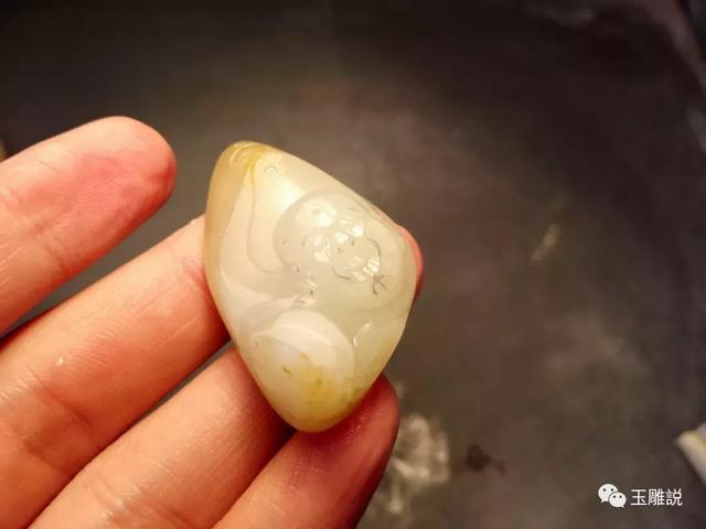 玉雕入门雕刻如意技法(跟我学玉雕为佛)(10)