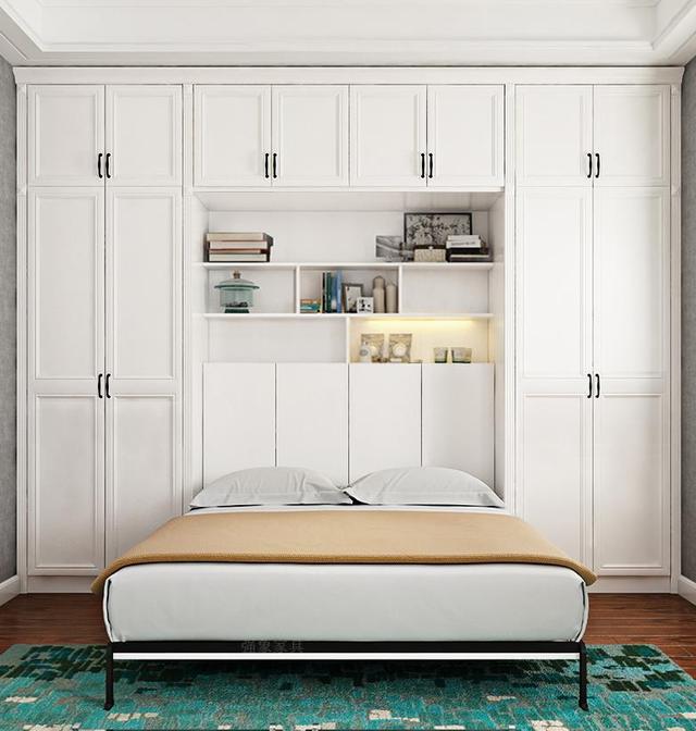 小房间隐形床设计效果图(六款颜值隐形床)(10)