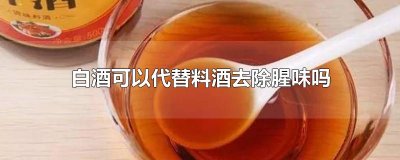 ​白酒可以代替料酒去除腥味吗