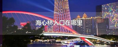 ​海心桥入口在哪里