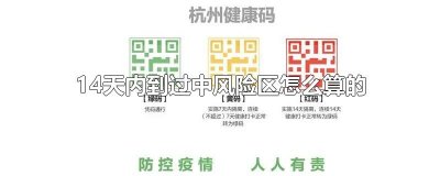 ​14天内到过中风险区怎么算的