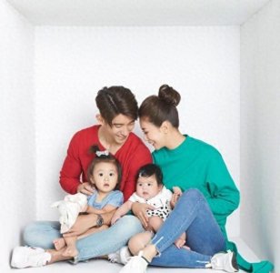 ​贾静雯的3个女儿，因同妈不同爸，如今3人的颜值差距明显