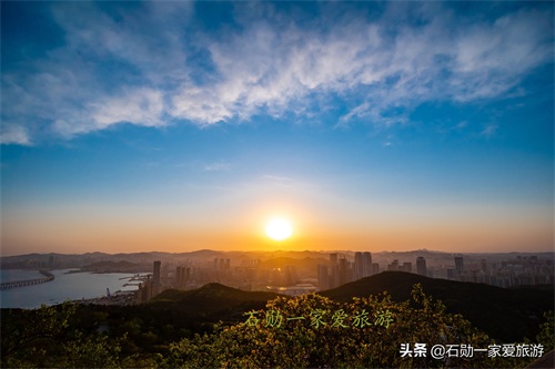 大连市区内最美夕阳观赏地点 莲花山观景台 西山揽胜 市内最高峰