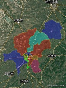 ​北国春城——吉林省长春市行政区划地图