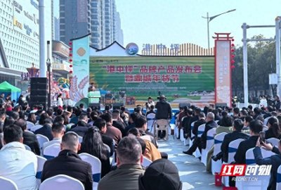 ​鼎城区“港中坪”品牌农产品发布会暨年货节举行