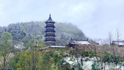 ​江苏下起十年来最晚“桃花雪”