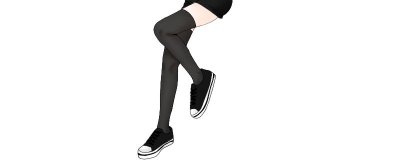 ​高帮帆布鞋可以配长筒袜吗