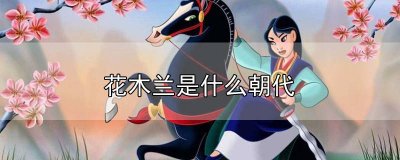 ​花木兰是什么朝代 可汗 花木兰是什么朝代 那时候有烟花么?