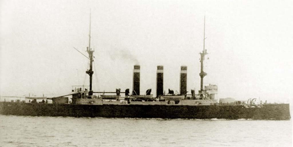 侵华恶舰“出云”号：用甲午战争赔款购买的装甲巡洋舰