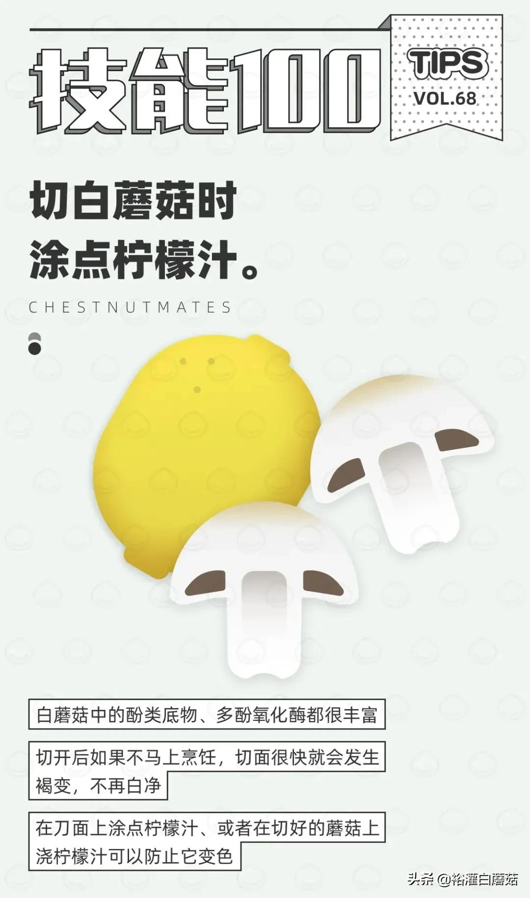 白蘑菇里面有一圈黑色(白蘑菇变黑的原理以及保存方式)