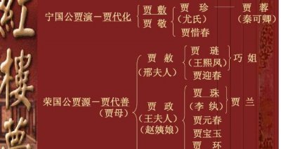 ​红楼梦贾府人物关系图一览表