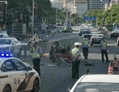 ​惠州惨烈车祸：轿车司机不幸身亡，现场触目惊心