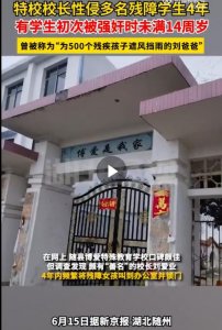 ​残障女孩的哭喊：湖北一特校校长性侵长达4年，仅判3年半？