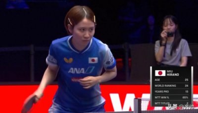 ​WTT美国大满贯！3-0：韩国一姐申裕斌，轻松打败日本名将平野美宇