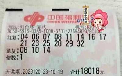 ​“翻倍吧！双色球，120期幸运之票大公开！”